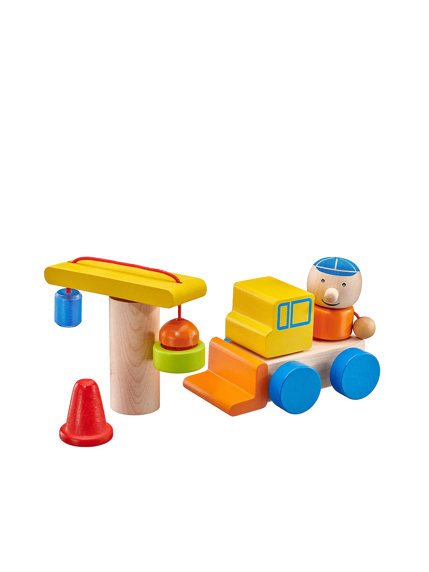 SELECTA | Klettini® Baustelle Klett-Stapelspielzeug | 